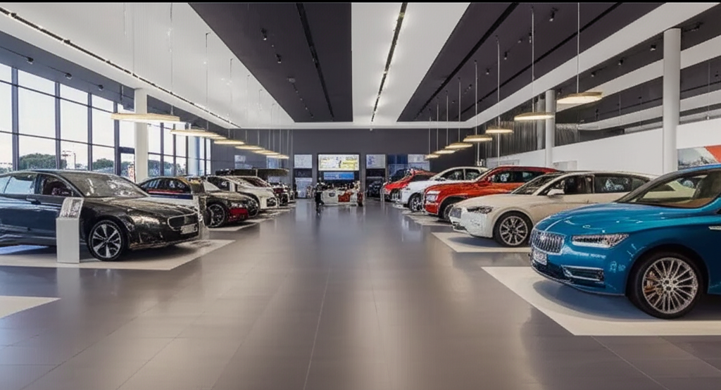 Premium Auto Hub Showroom
